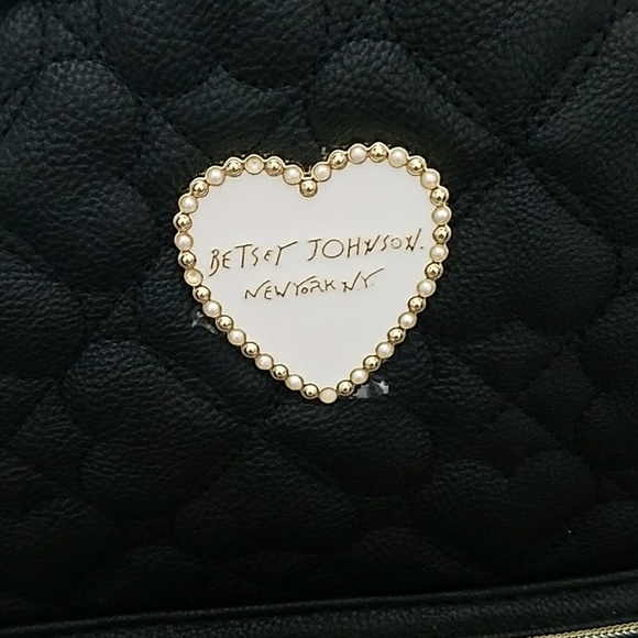 Betsey Johnson Love Rhinestone and Pearl Backpack - Picture 3 of 6